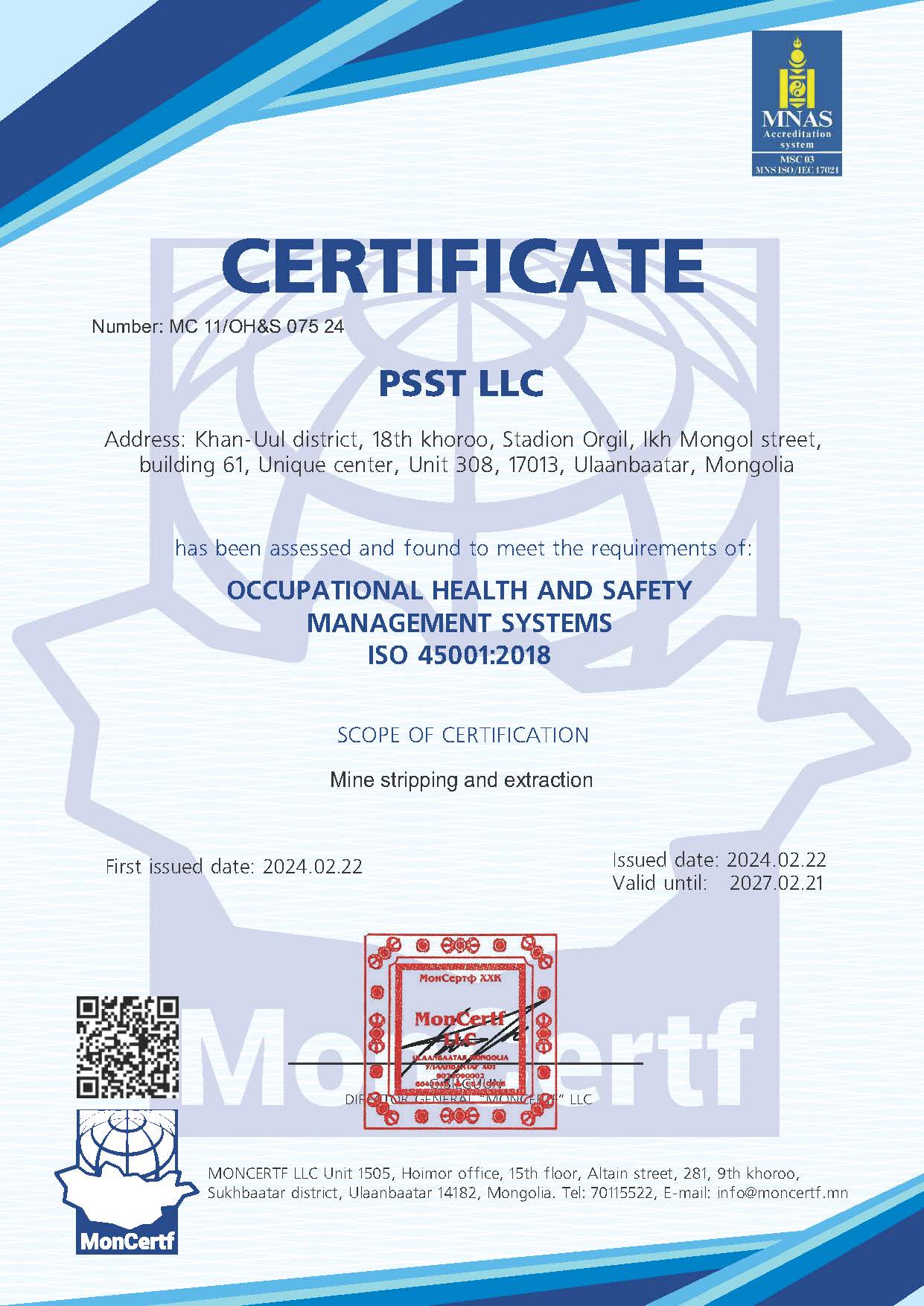 ISO 45001 9001 Eng Page 3